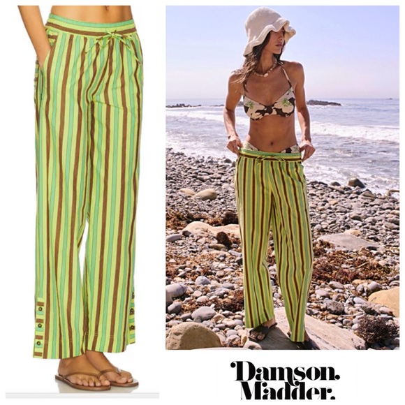 Damson Madder Pants - ♥️NWTS-$110 Damson Madder Ritik
Trousers in Lime Women’s Laid Back Pants size 4